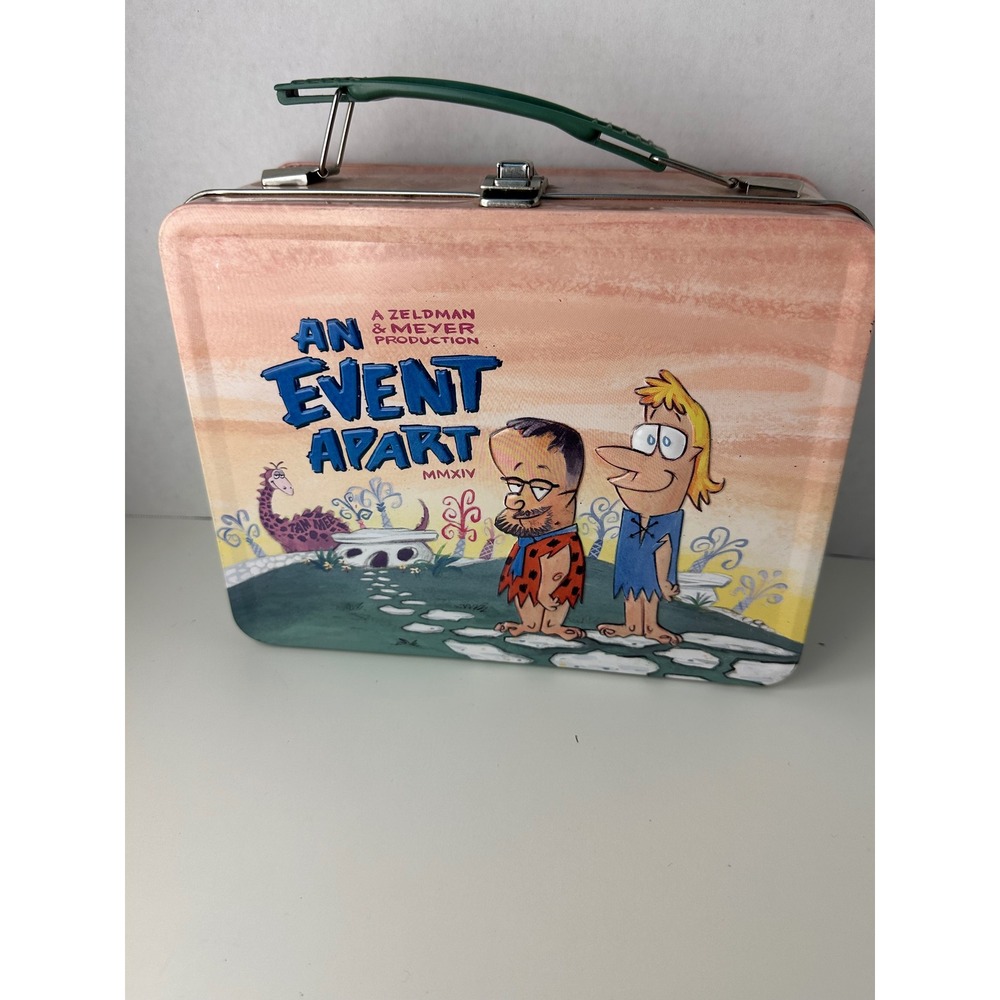 An Event Apart MMXIV Metal Lunch Box and Thermos Set Zeldman & Meyer 2014 - Picture 1 of 13
